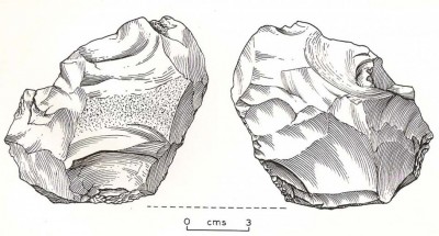 Figure 6. Zygi biface (drawing by L. Copeland).